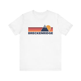 Retro Breckenridge, Colorado T-shirt, Mountain Tee, Vintage Breckenridge Unisex Jersey Shirt, Outdoor Hiking Apparel