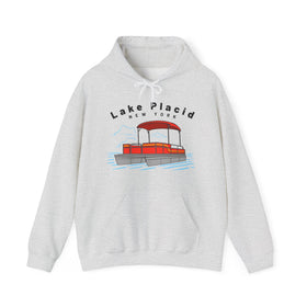 Lake Placid, New York Hoodie - Unisex Ski Lift Lake Placid - 0