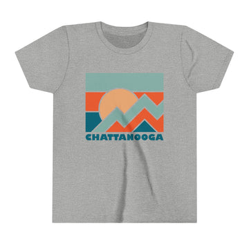 Buy athletic-heather Chattanooga, Tennessee Youth T-Shirt - Kids Chattanooga Shirt