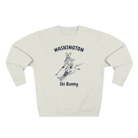 Premium Washington Ski Bunny Sweatshirt