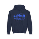 Retro Salt Lake City, Utah Youth Hoodie - Mountain Salt Lake City, Utah Kids Sweatshirt, Cute Salt Lake City, Utah Children's Pullover-4