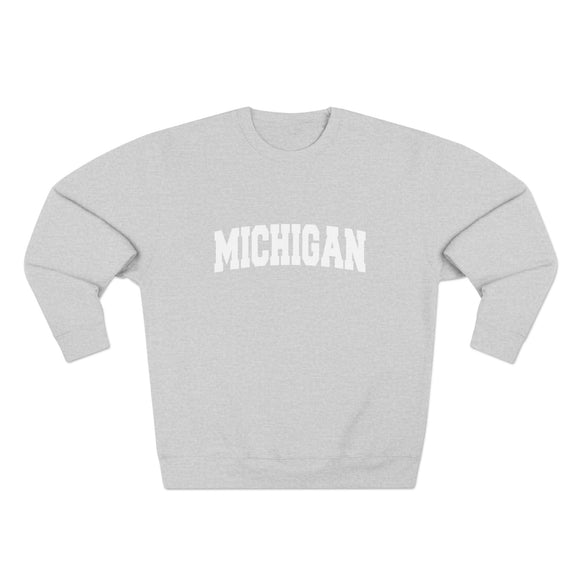 Premium Michigan Retro Graphic Sweatshirt