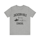 Jackson Hole, Wyoming Cowgirl Graphic Tee-5