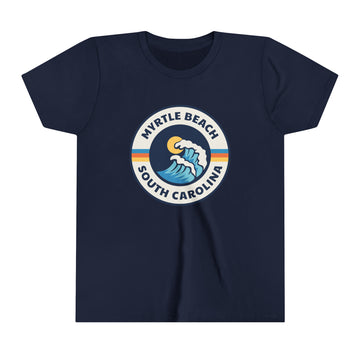 Buy navy Myrtle Beach, South Carolina Youth T-Shirt - Kids Myrtle Beach Shirt
