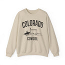 Colorado Sweatshirt - Mountain Cowgirl Graphic Crewneck-2