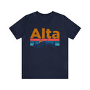 Alta, Utah Shirt - Mountain Sunset Unisex Alta T-Shirt-7