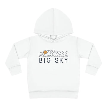 Big Sky, Montana Toddler Hoodie - Unisex Big Sky Toddler Sweatshirt