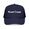 Kids East Coast Trucker Hat - Youth Snapback Cap on white background
