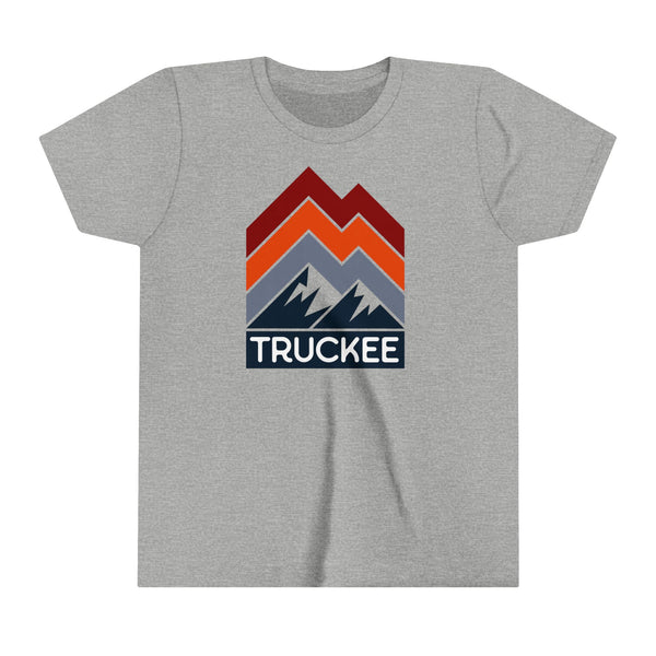 Truckee, California Youth Shirt - Retro Mountain Truckee Kid's T-Shirt