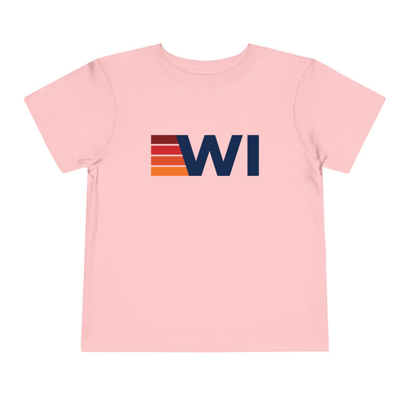 Wisconsin Toddler Tee - Retro WI T-Shirt