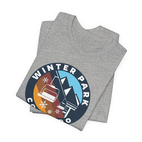 Winter Park, Colorado T Shirt - Retro Ski Lift Tee