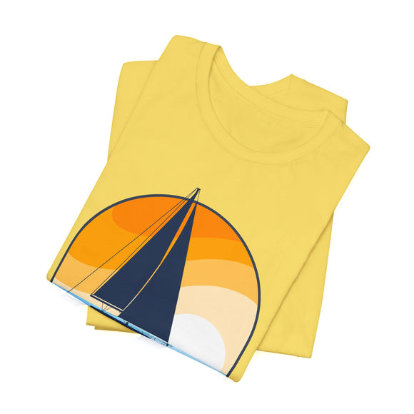 Cannon Beach, Oregon T Shirt - Sailboat Tee