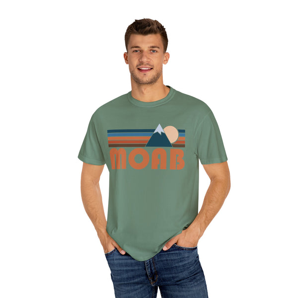 Moab, Utah Graphic Tee, Comfort Colors Retro Unisex Moab T shirt, Mountain Adventure Shirt