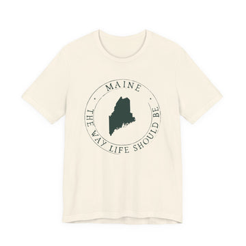 Buy natural Maine T-Shirt — State Graphic Tee
