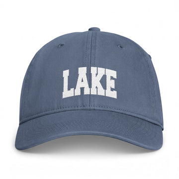 Buy blue-jean Lake Washed Baseball Cap - Vintage Coastal Comfort Colors