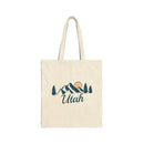 Utah Cotton Canvas Tote Bag - 15" x 16"-1