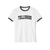 Telluride, Colorado Cotton Ringer Graphic Tee - Unisex Telluride T Shirt, Vintage Style Tee, Men's/Women's Tee