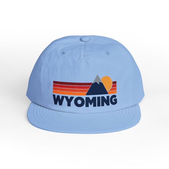 Wyoming Mountain Surf Cap | Retro Light Weight Cap