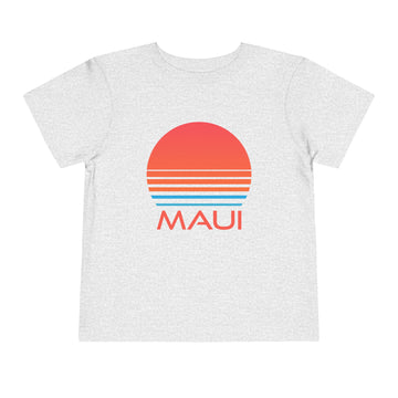 Buy athletic-heather Maui, Hawaii Toddler T-Shirt - Retro 80s Toddler Maui Shirt