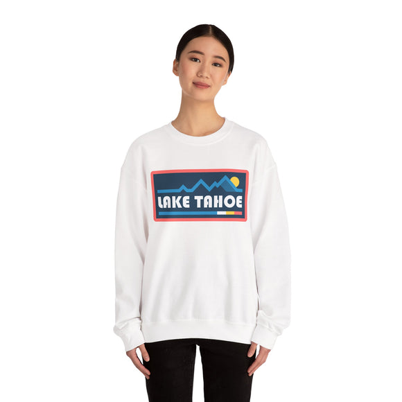 Lake Tahoe, California Sweatshirt - Mountain Graphic Crewneck