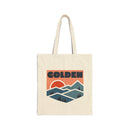 Golden, Colorado Cotton Canvas Tote Bag - 15" x 16"-1