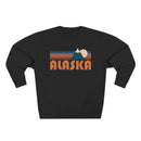 Premium Alaska Retro Mountain Graphic Sweatshirt-5