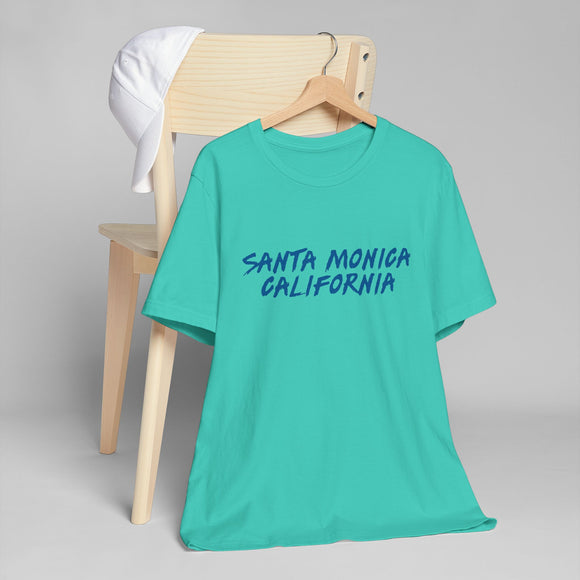 Santa Monica T-Shirt | 100% Cotton Retro California Tee