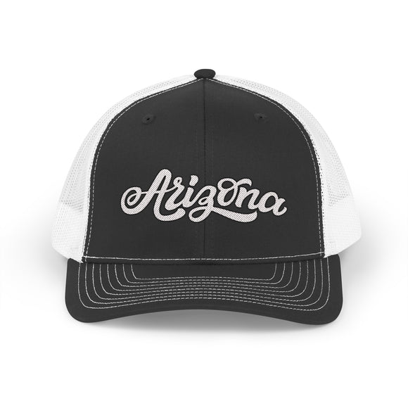 Arizona Snapback Trucker Cap - Embroidered Arizona Hat
