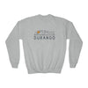 Durango, Colorado Youth Sweatshirt - Unisex Kid's Durango Crewneck Sweatshirt