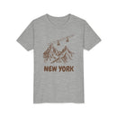New York Youth T-Shirt — Vintage Gondola Ski Mountain Tee-3