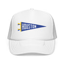 Houston, Texas Pennant Trucker Hat — Retro Flag Foam Cap-5