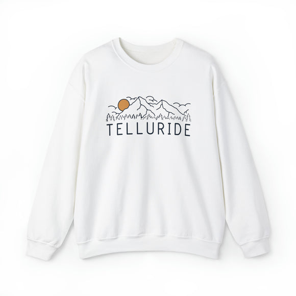Telluride, Colorado Sweatshirt - Unisex Crewneck Telluride Sweatshirt