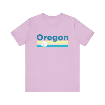 Buy lilac Oregon T Shirt - Sailboat Graphic Oregon Tee