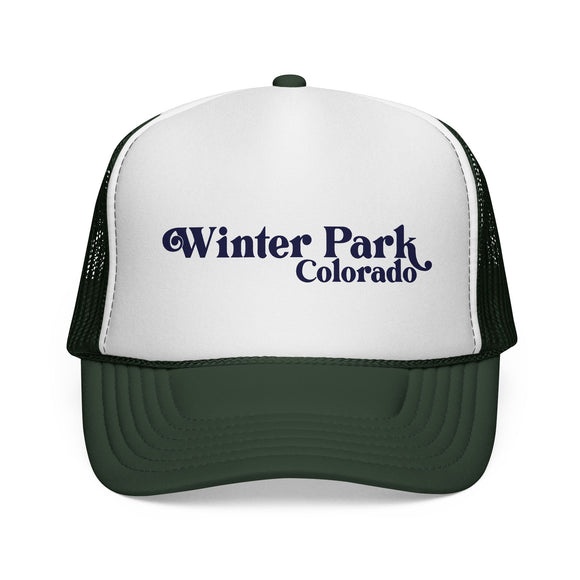 Winter Park, Colorado Retro Trucker Hat