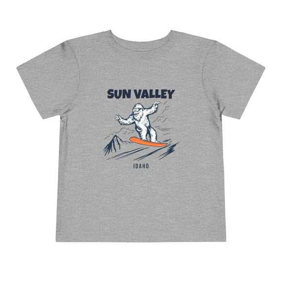 Sun Valley, Idaho Yeti Snowboard Toddler Tee