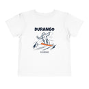 Durango, Colorado Yeti Snowboard Toddler Tee-2