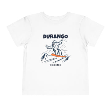 Durango, Colorado Yeti Snowboard Toddler Tee - 0