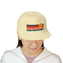 San Francisco, California retro sunset Surf Cap | vintage striped sun state hat-12