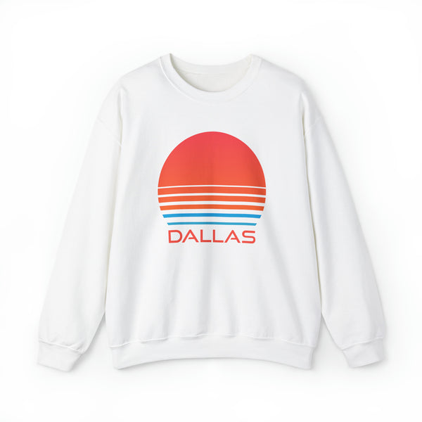Dallas, Texas Sweatshirt - Unisex Retro 80s Dallas Sweatshirt
