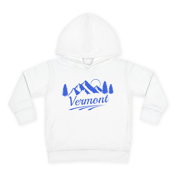 Vermont Toddler Hoodie - Unisex Mountain Pullover Sweatshirt, Kids Hooded Jumper, Vermont Souvenir
