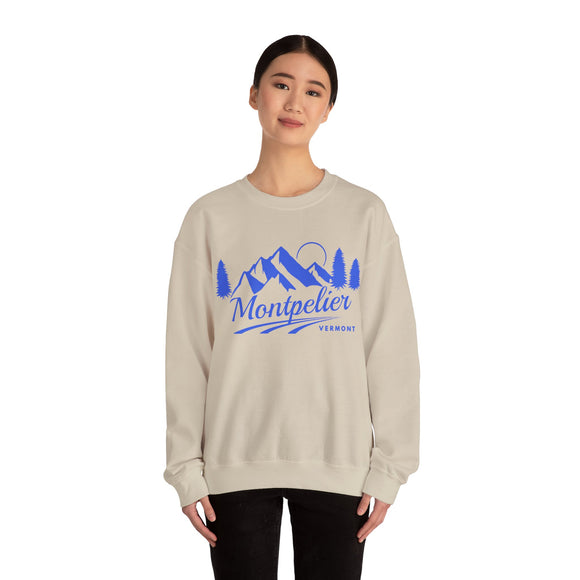 Montpelier, Vermont Sweatshirt - Unisex Mountain Montpelier Sweatshirt