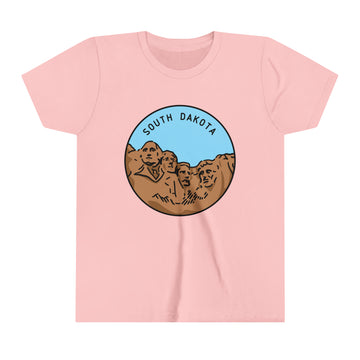 Buy pink South Dakota Youth T-Shirt - Unisex Kids South Dakota Shirt