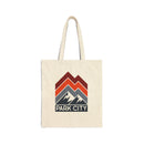Park City, Utah Cotton Canvas Park City Tote Bag-1
