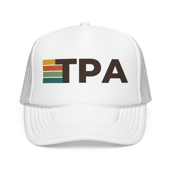 Tampa, Florida Trucker Hat - TPA Abbr retro cap
