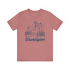 Washington Graphic Tee - Mountain Illustration Washington T Shirt