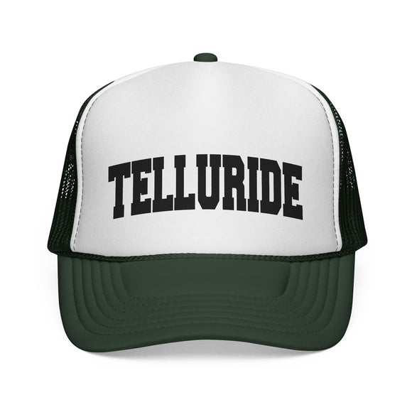 Telluride, Colorado Collegiate Style Trucker Hat