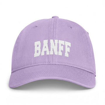 Buy orchid Banff, Canada Washed Baseball Cap - Vintage Coastal Comfort Colors