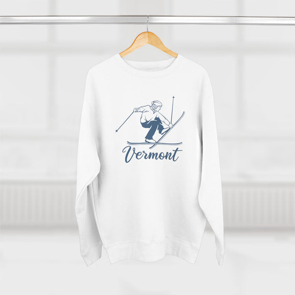 Premium Vermont Vintage Snow Ski Sweatshirt