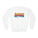 Aspen, Colorado Youth Sweatshirt - Unisex Kid's Aspen Crewneck Sweatshirt-1
