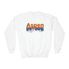 Aspen, Colorado Youth Sweatshirt - Unisex Kid's Aspen Crewneck Sweatshirt
